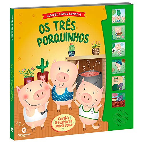 Livro Sonoro Os Três Porquinhos