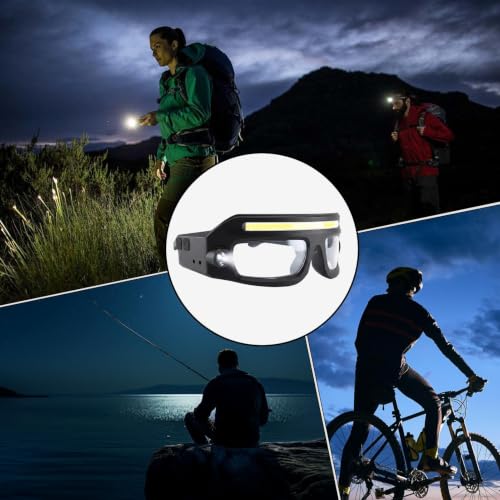 Lentes con luz LED para ciclismo y running con sensor inteligente integrado 4