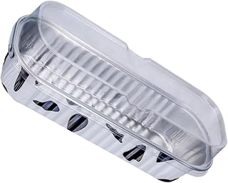 50pieces Aluminum Foil Tin Box Odorless Seafood and Cake All Round Baking Fryer