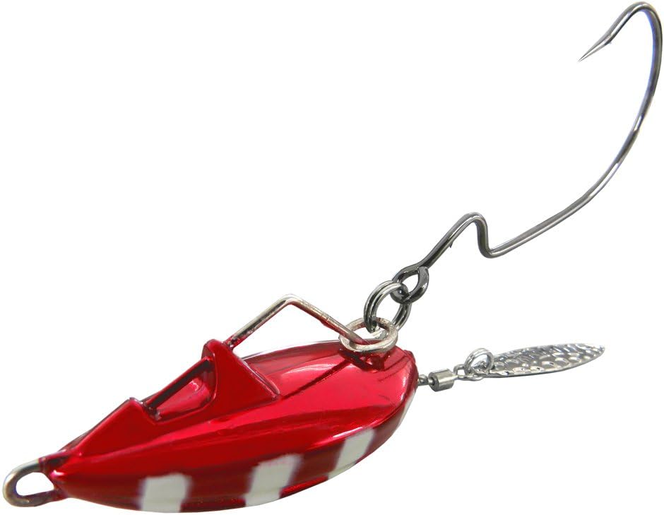 HARIMITSU MBL05#04 Swimming Rig, Basaro HD, 2.1 oz (60 g), Zebra Red