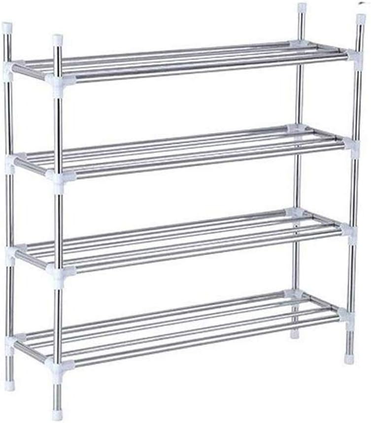 P9IDEDFH ステンレススチールシューズラック 多層組み立てシューズラック 多機能シューズラック シンプルなシューズラック