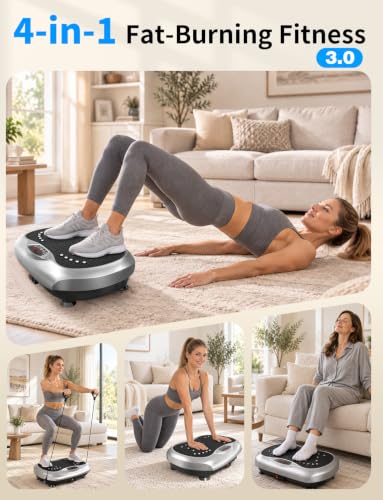 Whole Body Vibration Plate for Lymphatic Drainage,999Speed Levels,330/400lb - Image 3