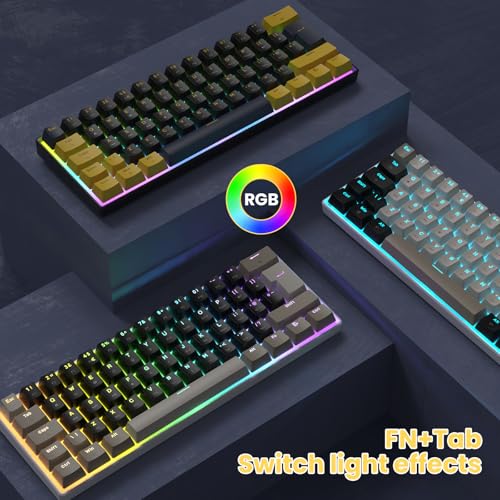 Clavier 62 touches compact pour optimiser l'espace du bureau de jeu - 5