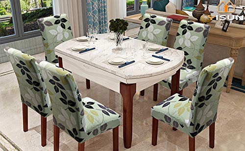 Housse De Chaise Extensible Ifer 4/6 Pièces Housses De Chaise Haut Dossier Elastiques Housse De Protection Pour Salle A Manger Hotel Velours Epais B Noir 4 Pieces
