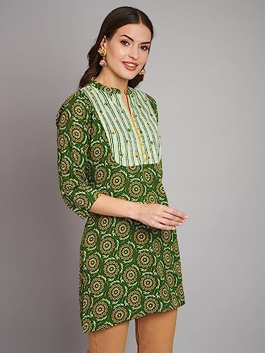 Image of Rapsodia Women's Cotton Regular Kurta (R70149-Red-P Red)