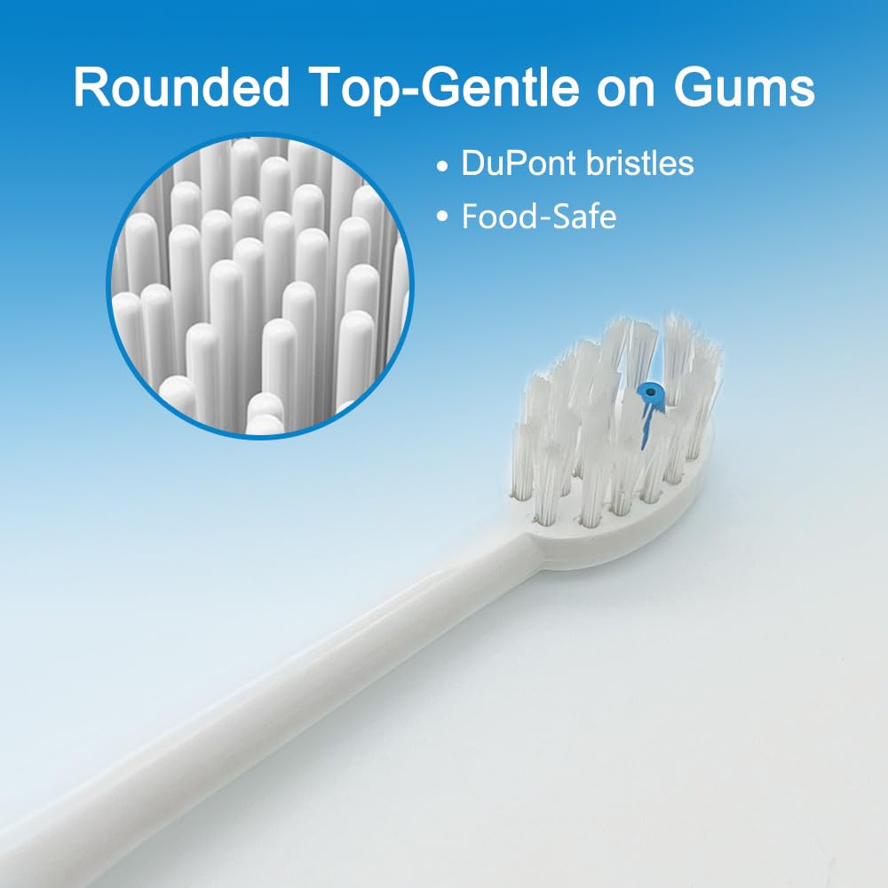 Cabezales de repuesto para cepillo de dientes Waterpik, blanco, 4 unidades | Compacto, con cubiertas, compatible con los modelos Sonic Fusion 2.0 SF-01, SF-02, SF-03 y SF-04.