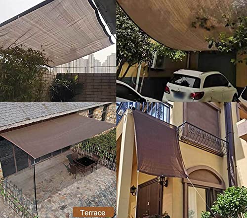 Malla de sombreo con ojales resistente a rayos UV para terrazas 8