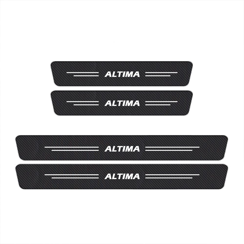 SDYAYFGE 4Pcs Kick Plates Car Door Sill Protector,for Nissan Altima