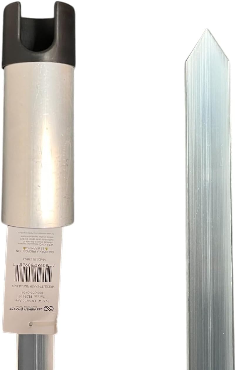 Lee Fisher Sports Aluminum Sand Spike Rod Holder – 42” Beach Fishing Rod Holder for Surf, Pier & Shore Anglers