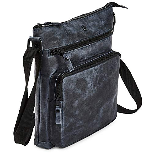 Image of Crossbody Bags for Women Genuine Leather Purse Handmade Vintage Shoulder Bag Crossover Pocketbook Adjustable Strap | Handmade