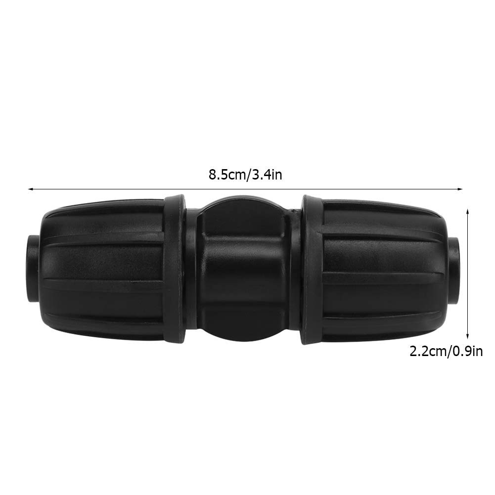 10 Tropfbewässerungs-Anschlüsse Gerade – Für 16 Mm PE-Schlauch, Einfach Zu Installieren