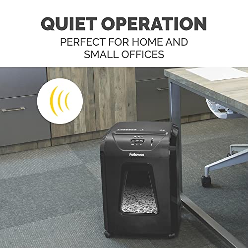 Fellowes Powershred 12 Sheet Cross-Cut Paper Home Office Paper Shredder, 19.50" H x 9.69" W x 13.44" D image 6