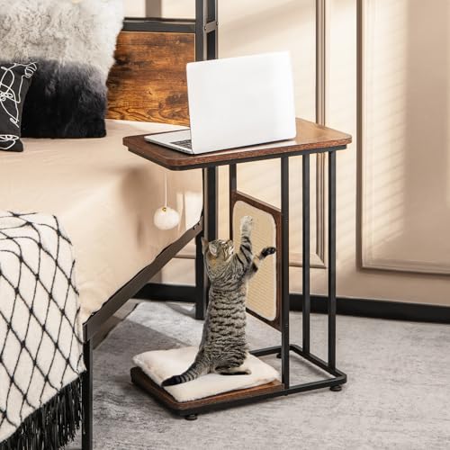 Mesa lateral y árbol para gato C-shaped moderna miniatura 2