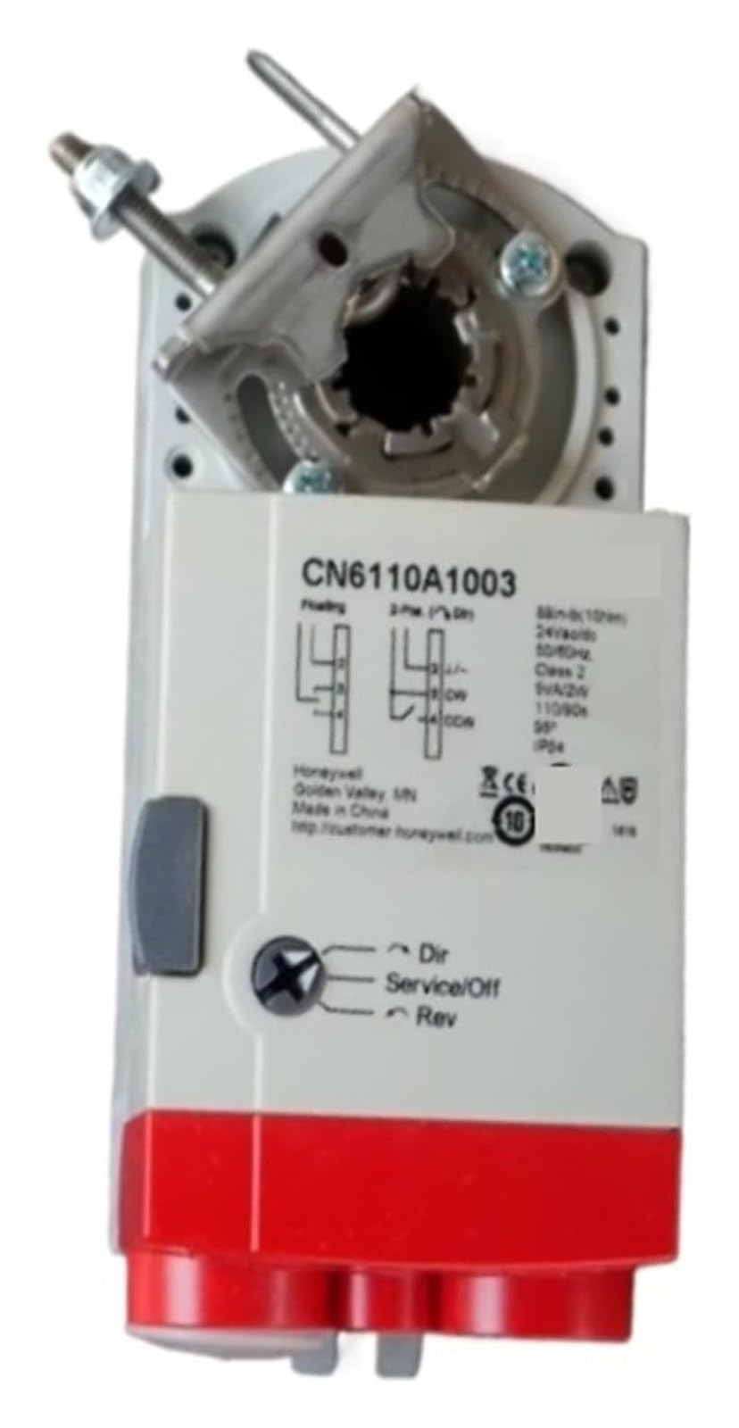 AHDDX Motorized Damper Actuator, CN6110A1003, 10NM 24VAC/DC, for HVAC, Switching Type .0221