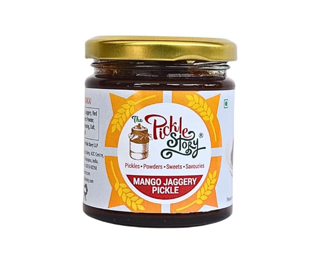 Bellam (Jaggery) AVAKAI Pickle 200 Grams (Glass Jar)