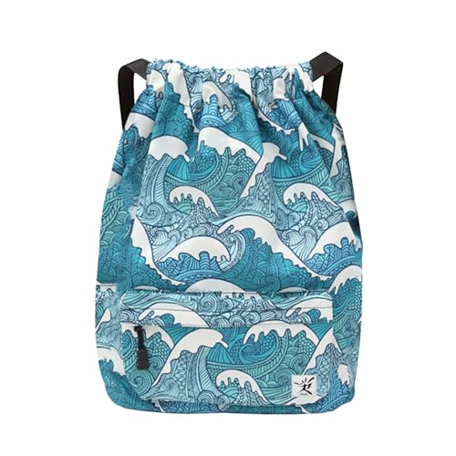 Risefit Waterproof Drawstring Bag Gym Backpack