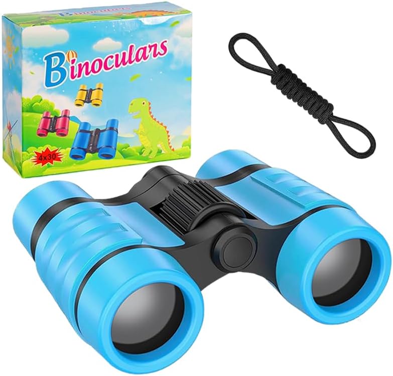 Durable Binoculars Teens with Simple Focus Wheel, Comfortable Grip and Clear Vision, Ideal for Nature Exploration, Camping Trips and Everyday Outdoor Play