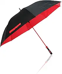 Guarda-Chuva Automático Grande e Reforçado | Proteção UV 100% | Tecido Hiper Repelente | Resistente ao Vento | Ideal Chuva e Sol