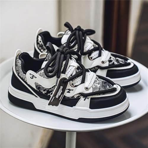 Men's Retro Color Block Fashion Sneakers Walking Casual Shoes Chunky Platform Sneakers3