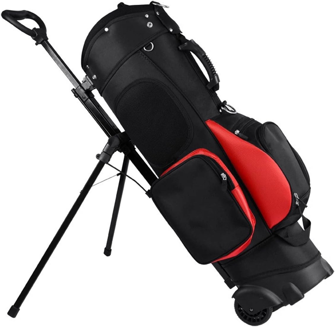 PGM 男女兼用軽量 ゴルフキャディバッグ スタンド式 (レッド) - メルカリ