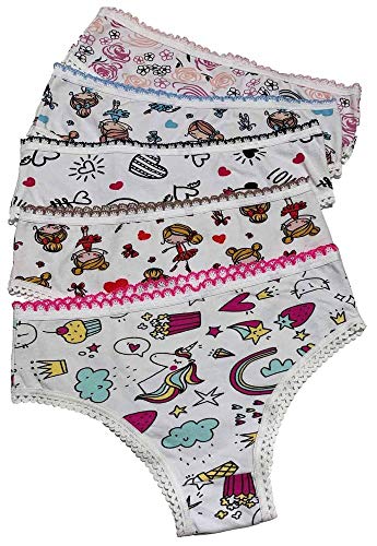 Kit 5 Calcinha Infantil Fio Penteado Macio - K5-infct005-g