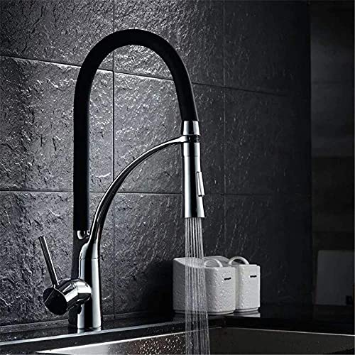 Robinet en cuivre avec mélangeur d'eau chaude et poignée ergonomique