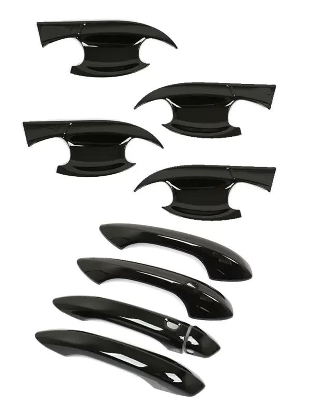 KJHOPY Car Door Handle Cover Decorative Stickers and Accessories for MG MG4 EV 2022 2023 2024 EH32 for Mulan(Style 5)