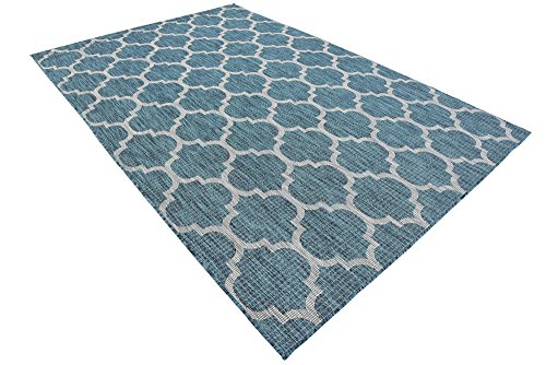 Tapete decorativo Unique Loom Outdoor Trellis 6'1" x 9' miniatura 5