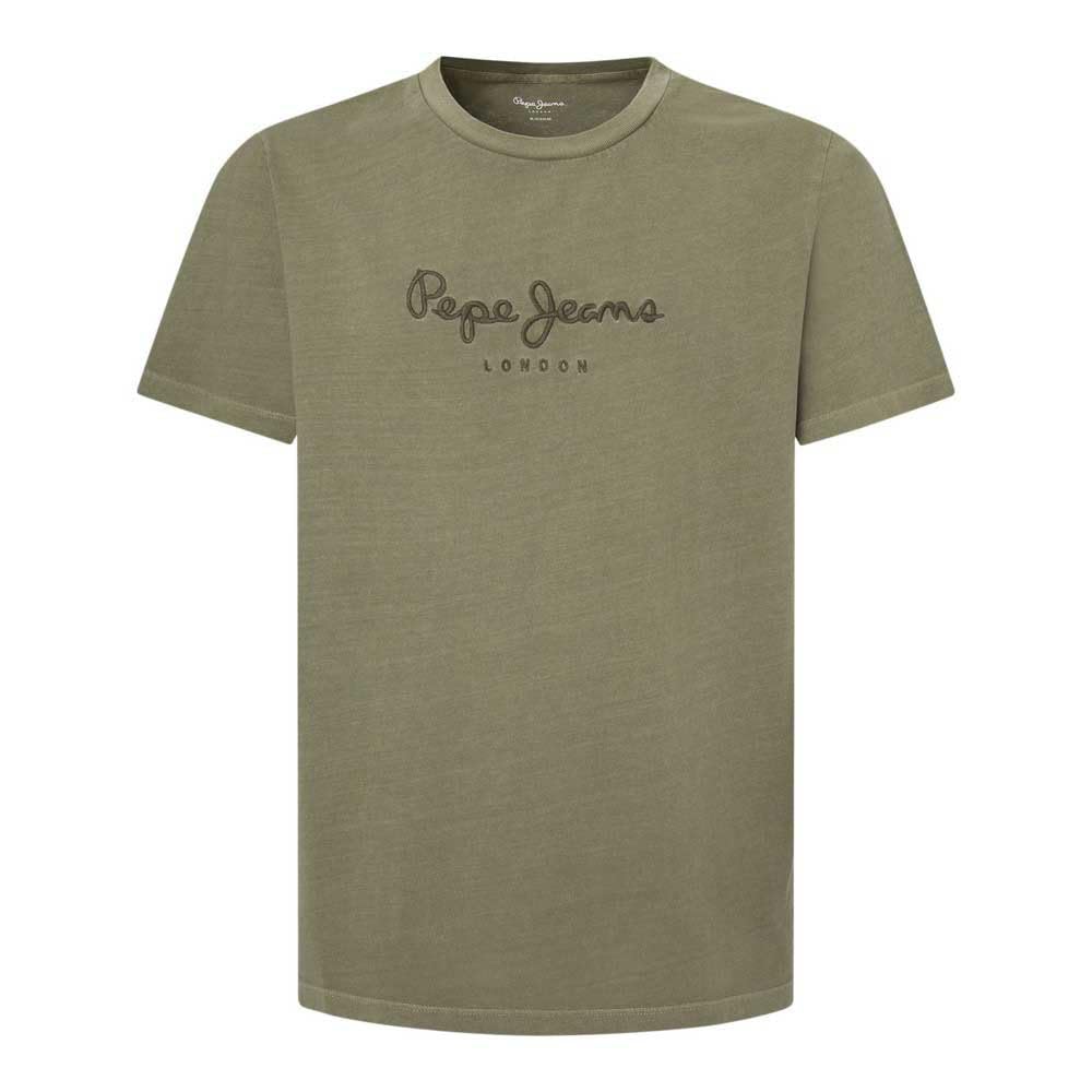 Pepe Jeans Men's Emb Eggo, T-Shirt, Green, XS