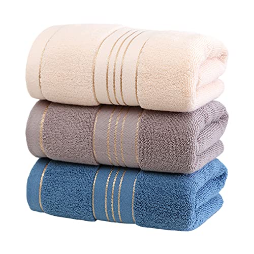 Opiniones y reviews de De toallas de mano de esta semana. 47 KPXY Juego de Toalla de Mano de 3 Piezas de 74x34CM, 100% Algodón, de Secado Rápido, para baño, Ducha, Playa, SPA (34x74±2cm)