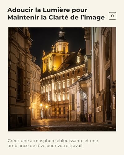 Filtre Shimmer Diffusion 1 82mm adoucir la lumière de l'objectif