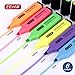 ZEYAR Highlighter, Chisel Tip Marker Pen, AP Certified, Assorted Colors, Water Based, Quick Dry (6 Candy Colors)