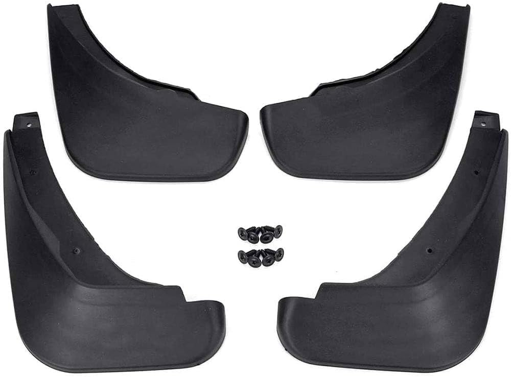 HGYNBCP Car Mud Flaps Splash Guards for Mazda 2 Demio DE Hatchback 2008-2013, Splash Guard Front Rear Mudguard with Fixing Screws.