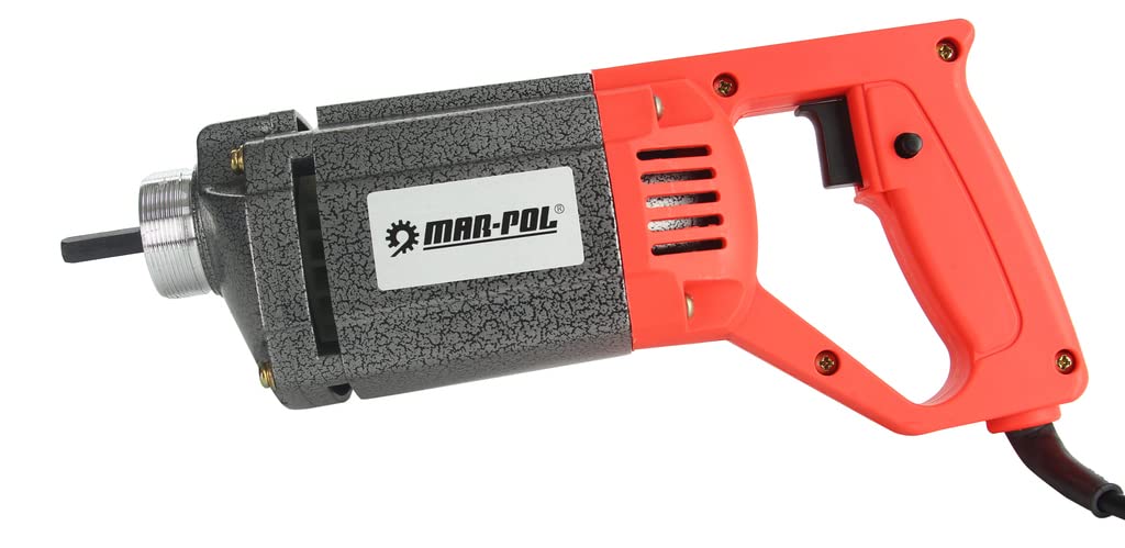 Vibratore elettrico 1350W per calcestruzzo cemento Testa Vibrante Ø35 mm 2m Motore 4500 rpm