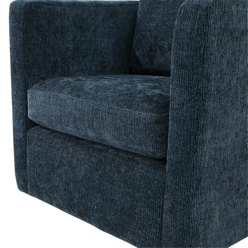Sillón Giratorio Barrel Moderno Azul Navy miniatura 5