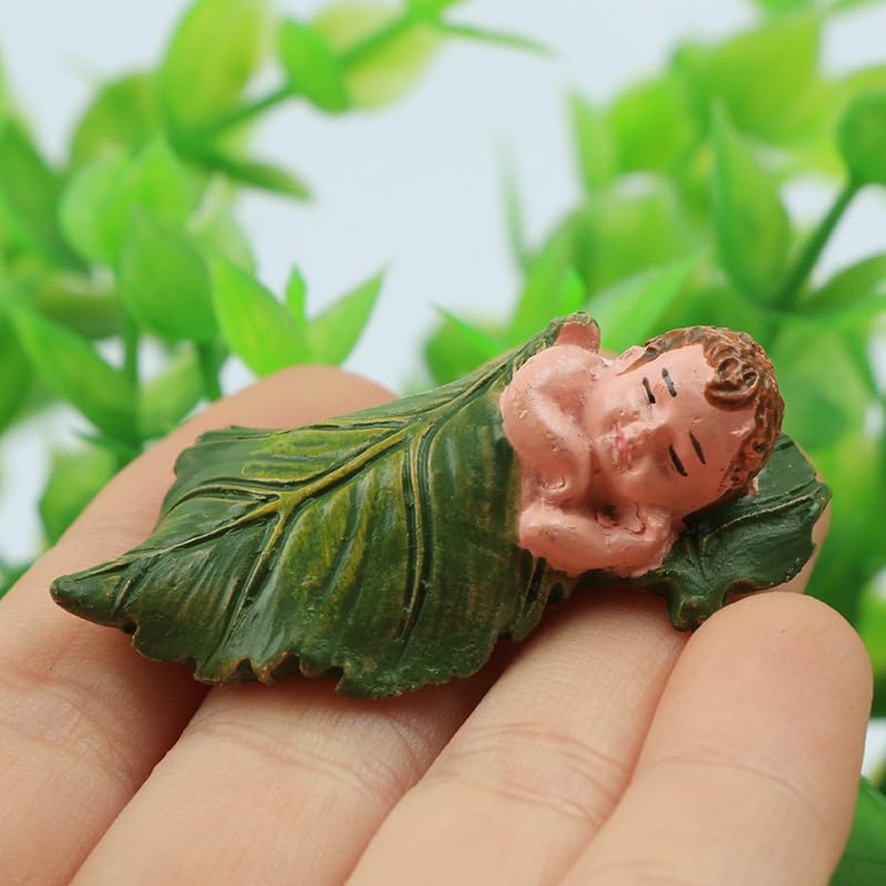 SHIDXIB 5Pcs Flower Fairy Characters Miniature Statue Creative Micro Landscape Ornaments Cute Simulation Flowerpot Garden Resin Statue Succulent Plant Decorations