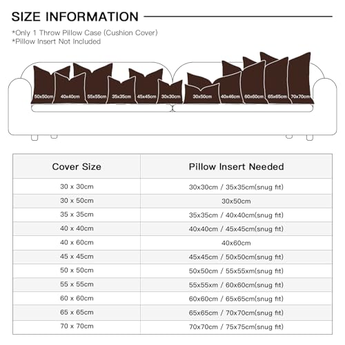 Artscope Cozy Striped Corduroy Cushion Cover 30x50cm Super Soft Decorative Oblong Throw Pillow Covers Case for Sofa Couch Bedroom Car Decor 12 x 20 Inches, Brown - Cosy Home Interiors Artscope Cozy Striped Corduroy Cushion Cover 30x50cm Super Soft Decorative Oblong Throw Pillow Covers Case for Sofa Couch Bedroom Car Decor 12 x 20 Inches, Brown - Image 8