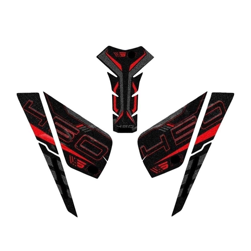 Protection latérale de réservoir antidérapante pour moto 450SR avec autocollant