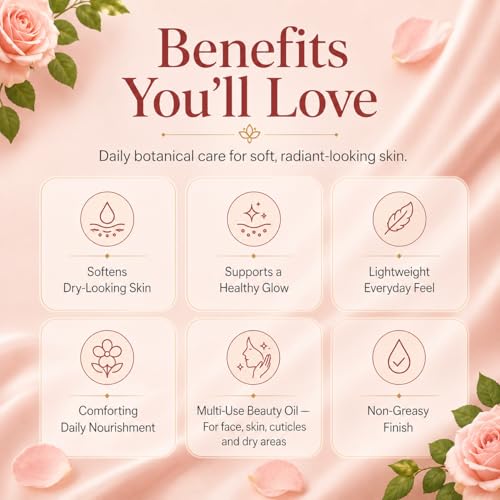 Image of TMPE Rosehip Seed Oil for Brighter, Smoother Skin |100% Pure & Cold Pressed Antioxidant Oil for Face, Hair, Skin & Nails | Hydrating, Lightweight & Fast Absorbing Moisturizer - 30ML