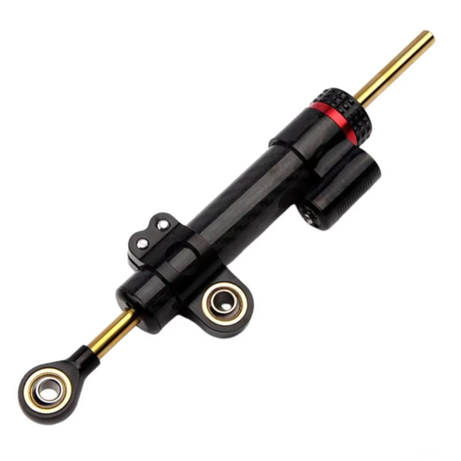 Amortiguador dirección Montaje De Amortiguador De Dirección Motocicleta Piezas Lineales Estabilizador Manillar Accesorio De Amortiguador Lineal Universal Ajustable