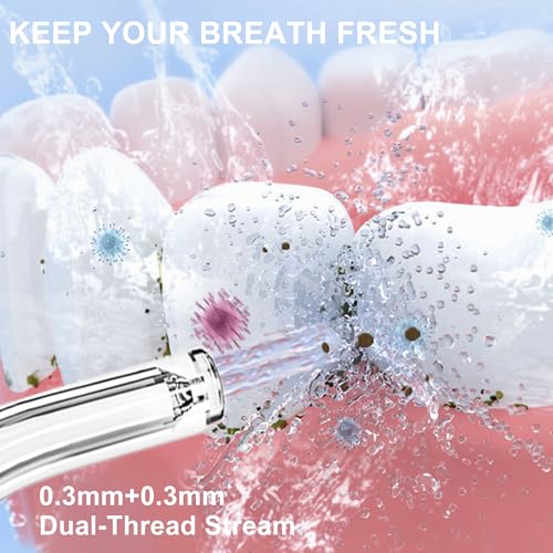 Replacement Head for AquaSonic Icon Water Flosser, Replacement Tips Oral Irrigator Jet Tips,Only Compatible AquaSonic Icon Water Flosser(5 Classic Jet Tips)