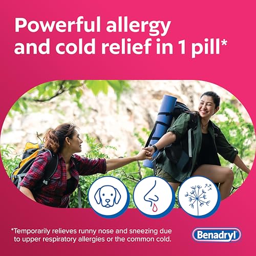 Image of Benadryl Ultratabs Allergy Relief, 25 mg Diphenhydramine HCl, 100 Ct