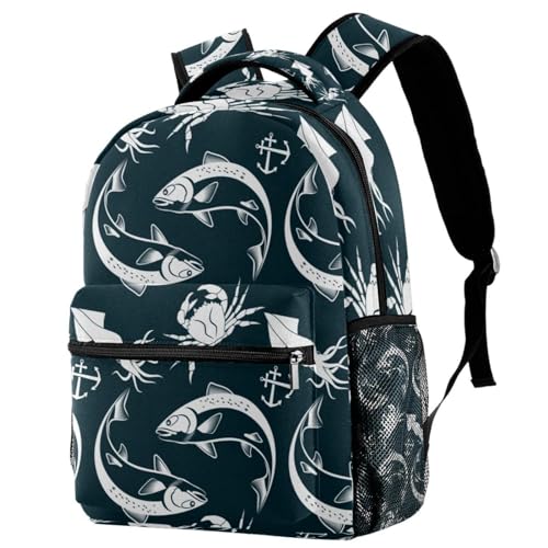 Sac à dos calamar et saumon pour alléger le dos des collégiens et lycéens