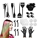 Produktbild Haarfärbepinsel Haare Faerben Set, GuKKK 24 Pcs DIY-Salonwerkzeug, Pinsel Zum Haare Färben, Haartönungsschale, Ohrpolster und Haarkappe, DIY Salon Haar Färben Werkzeuge