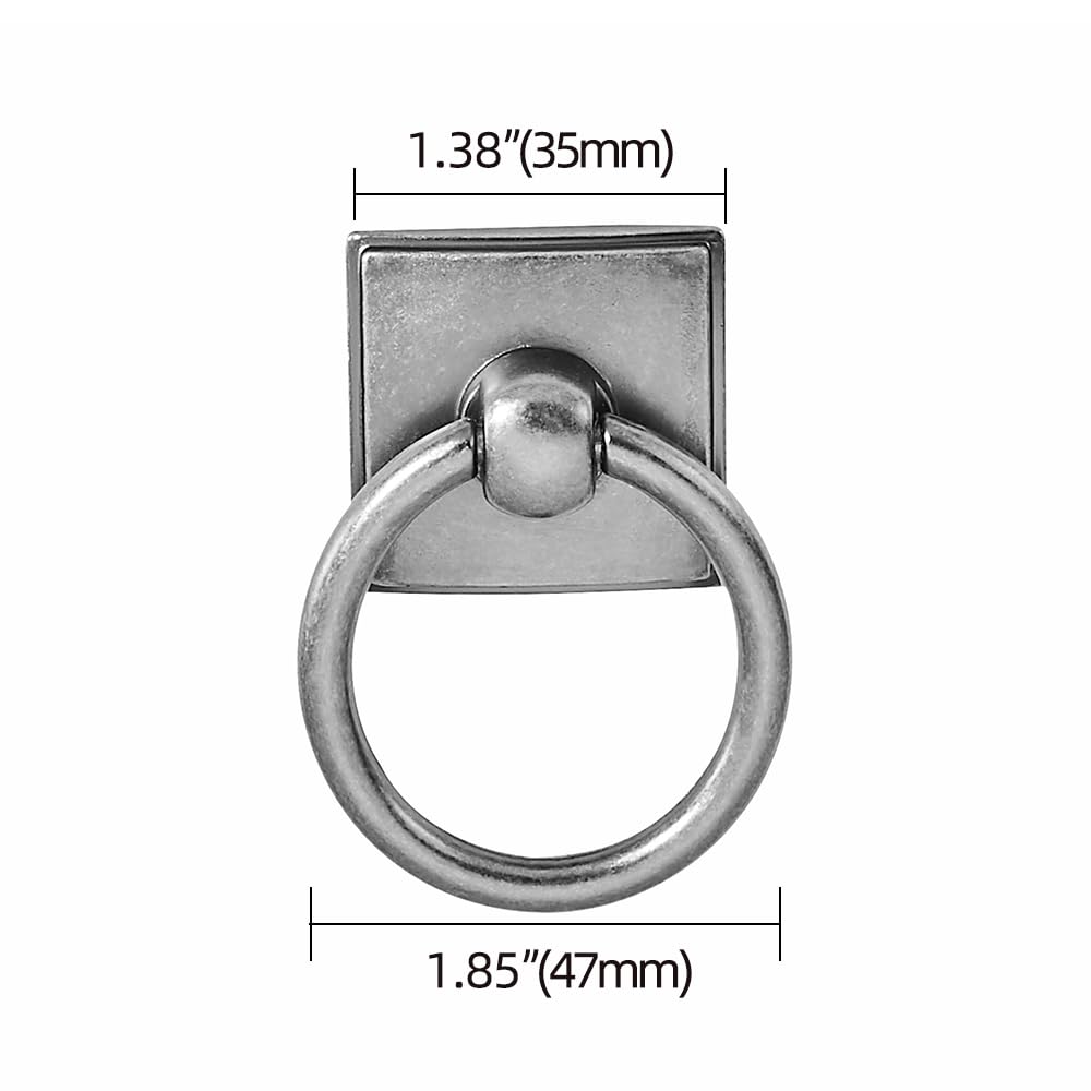 KHTUMEWARE-170104 Round Knob, Antique Pewter, 10-Pack in Antique Pewter — KHTUMEWARE