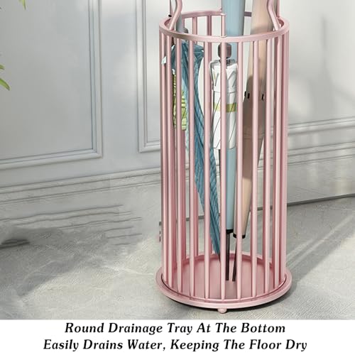 Porte-parapluie support autoportant compact et robuste en métal - 5