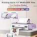 MZK A3 L1800 Printhead DTF Printer,High-Speed Print,Ink Anti-Clog Design,One-Touch Automatic Cleaning System,2880DPI,13”Max Print Width,Multi-Material Compatible,Gift Ink 2 Year