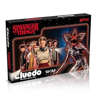 Winning Moves Stranger Things Cluedo Mystery Juego de mesa perfecto para 2 a 6 jugadores y es un gran regalo para los fanáticos de 12 años o más | Ya disponible en tu tienda friki favorita! En mundofriki.es!