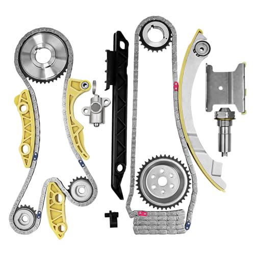 2.4 Ecotec Timing Chain Kit 12680750 for 2010-2015 Chevy Equinox GMC Terrain Buick Verano Pontiac Saab Saturn 2.0 2.2 2.4L Replace # 9-4201S 9-4201SX