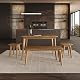 Esstisch Krok Wood Paris quadratisch aus Massivholz (Eiche, 75 x 75 x 75 cm)
